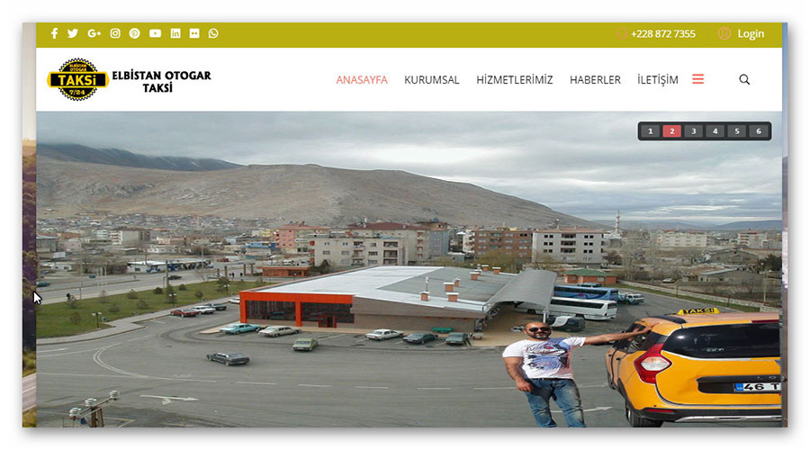 Elbistan Otogar Taksi Web Sitesi Hizmete Girmiştir